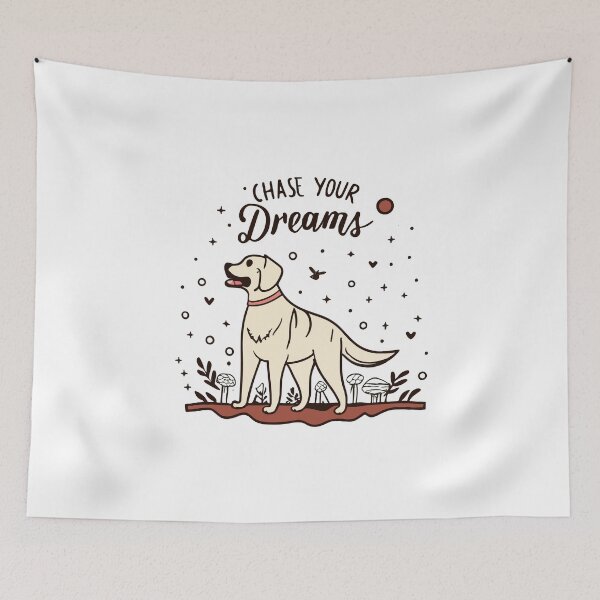 Item preview, Chase Your Dreams - Labrador Horizon Inspirational Art designed and sold by NiftyWrx.