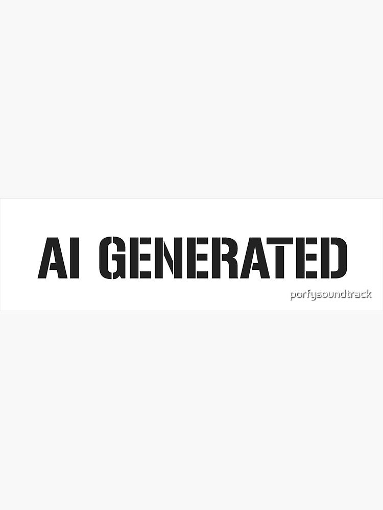 Thumbnail 3 of 3, Sticker, AI Generated designed and sold by porfysoundtrack.