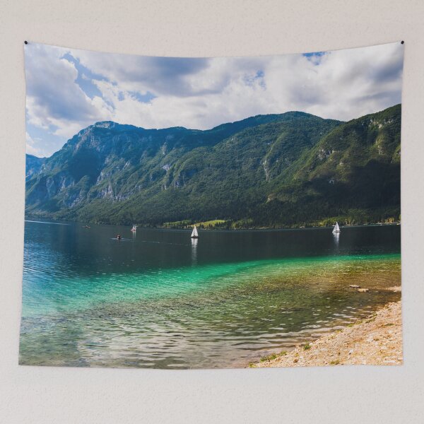 Item preview, Panorama on the Lake of Predil (Tarvisio - Italy) designed and sold by carlotoffolo.