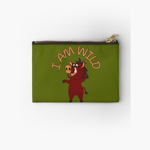 Item preview, I AM WILD, WILD, funny boar, boar, animal, Wildschwein, happy boar, dzik, designed and sold by GOLDENGARDENART.