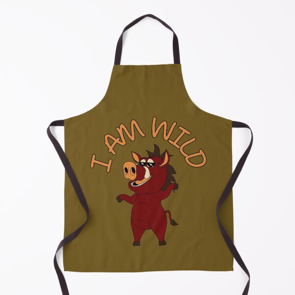 Item preview, I AM WILD, WILD, funny boar, boar, animal, Wildschwein, happy boar, dzik, designed and sold by GOLDENGARDENART.