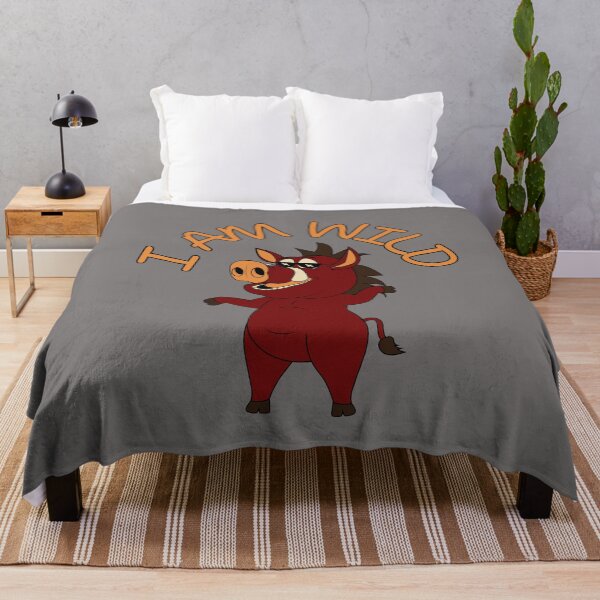 Item preview, I AM WILD, WILD, funny boar, boar, animal, Wildschwein, happy boar, dzik, designed and sold by GOLDENGARDENART.