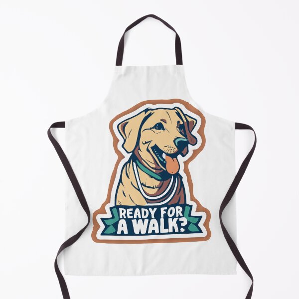 Item preview, Labrador Ready for a Walk - Stamped Style designed and sold by NiftyWrx.