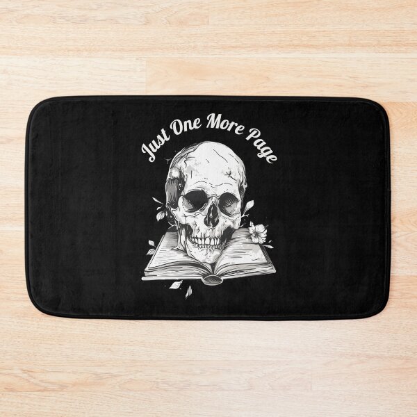 Item preview, Just One More Page Skull Book Lover designed and sold by RR-Arts.