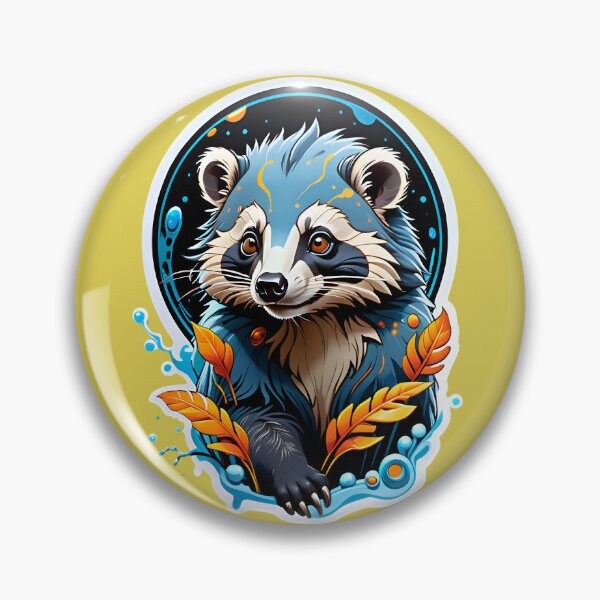 Item preview, Cute Binturong Animal Portrait designed and sold by TheArtOfPat.