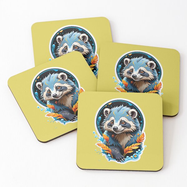 Item preview, Cute Binturong Animal Portrait designed and sold by TheArtOfPat.
