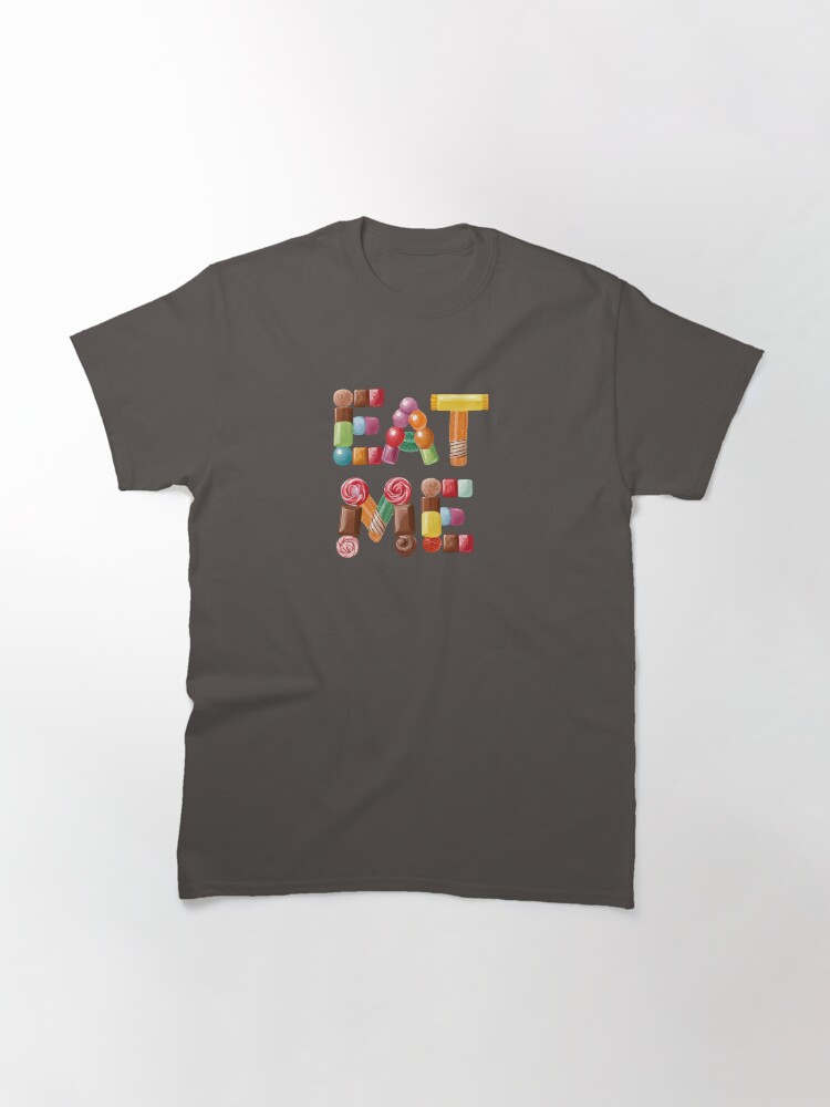 Thumbnail 3 of 7, Classic T-Shirt, Eat Me Candy Flirt designed and sold by Vixen-Games.
