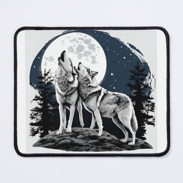 Item preview, wolf under the moon designed and sold by four-store.