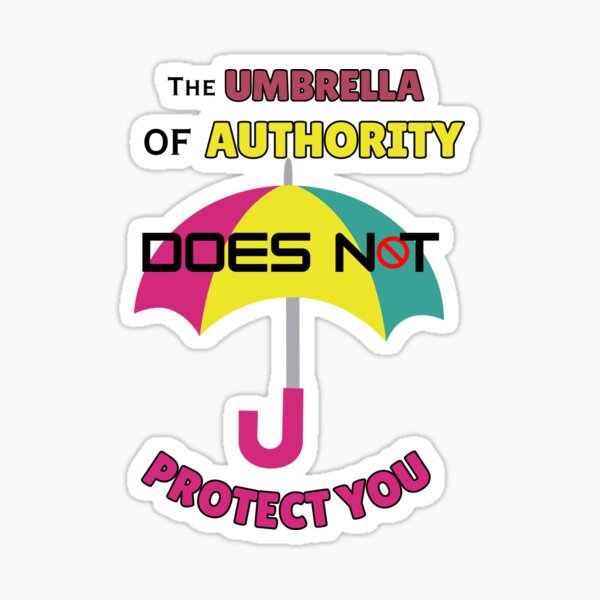 Item preview, IBLP Survivor The Umbrella of Authority Does Not Protect You designed and sold by FreedByJesus.