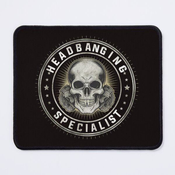 Item preview, Headbanging Specalist, Skull, old style hardcore tattoo, Metalhead designed and sold by PhotoArtMC.