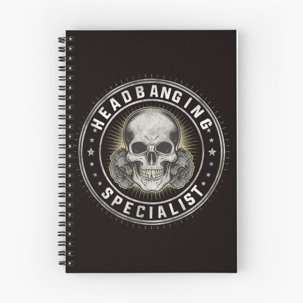 Item preview, Headbanging Specalist, Skull, old style hardcore tattoo, Metalhead designed and sold by PhotoArtMC.