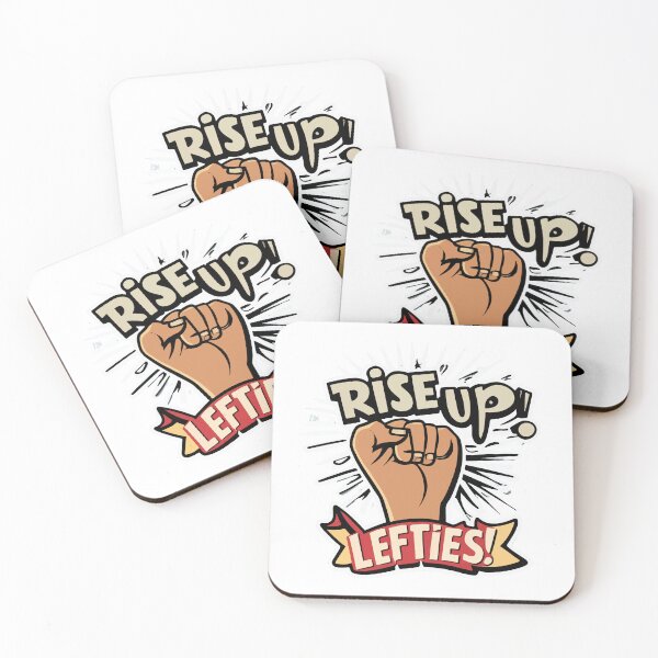 Item preview, Rise Up Lefties! Empowering Left-Handed Fist Design designed and sold by NiftyWrx.