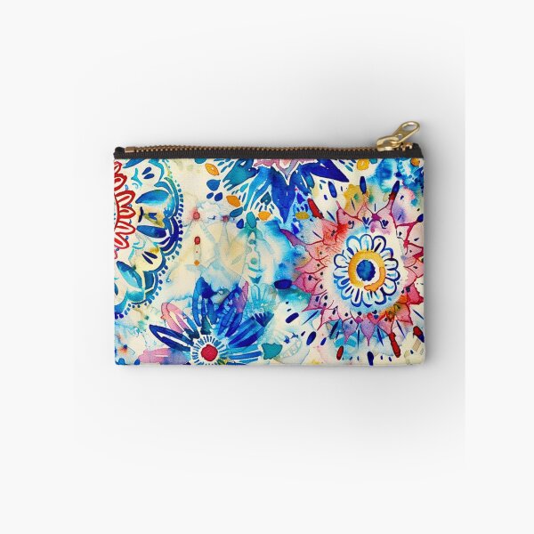 Item preview, Vibrant Bohemian Watercolor Mandala Pattern Print designed and sold by HollywoodInked.