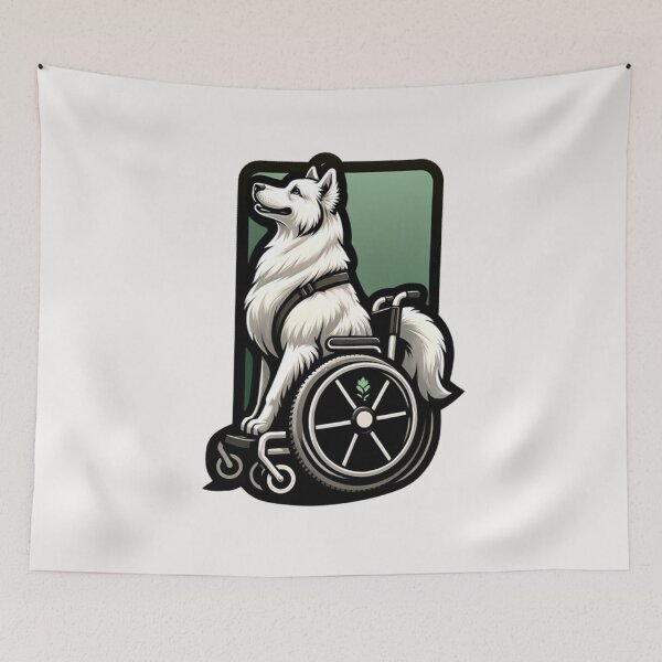 Item preview, handicapped dog designed and sold by creativechaster.
