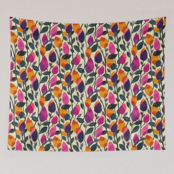 Item preview, A Dramatic Landscape of Magnificent Colourful Creepers designed and sold by 89BLACK.
