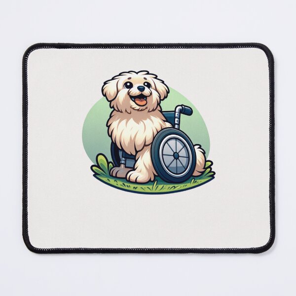 Item preview, handicapped dog designed and sold by creativechaster.