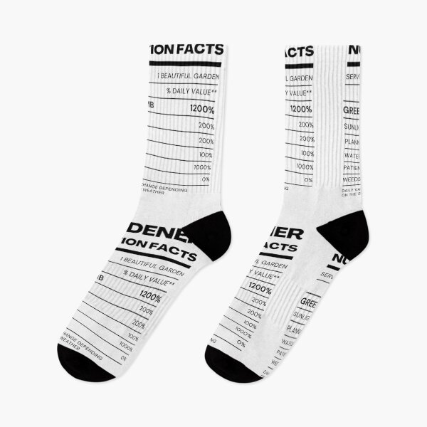 Item preview, Gardener Nutrition Facts designed and sold by DesignByRoseCo.