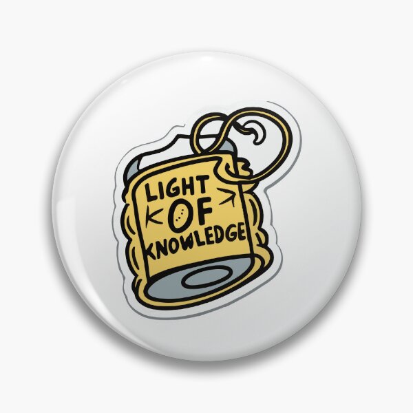 Item preview, Light of Knowledge Lantern Quote Sticker designed and sold by NiftyWrx.