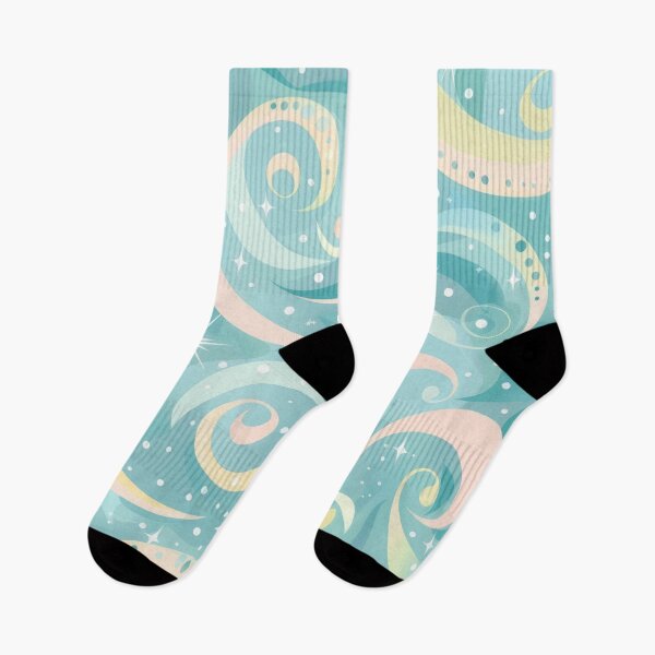 Item preview, Pastel celestial magical night sky pattern designed and sold by PrettyPinkSkies.