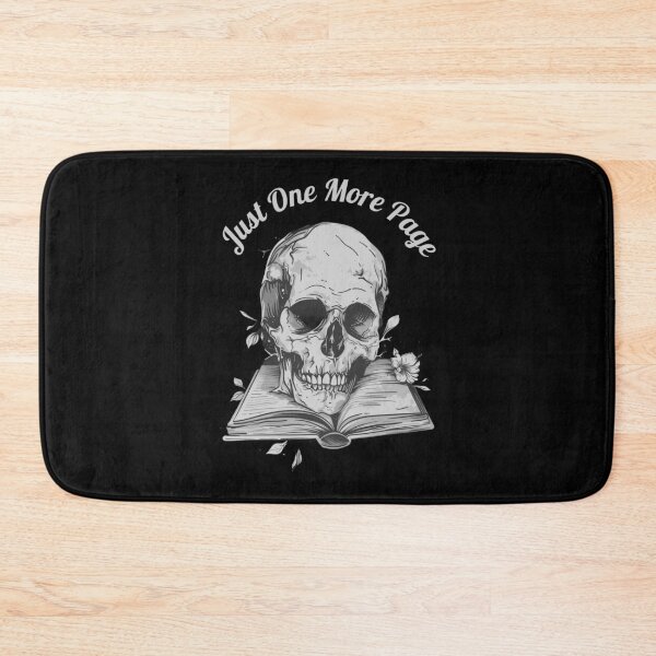 Item preview, Just One More Page Skull Book Lover Halftone designed and sold by RR-Arts.