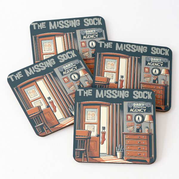 Item preview, Dad’s Detective Agency - The Mysterious Case of the Missing Sock designed and sold by SportsT-Shirts.