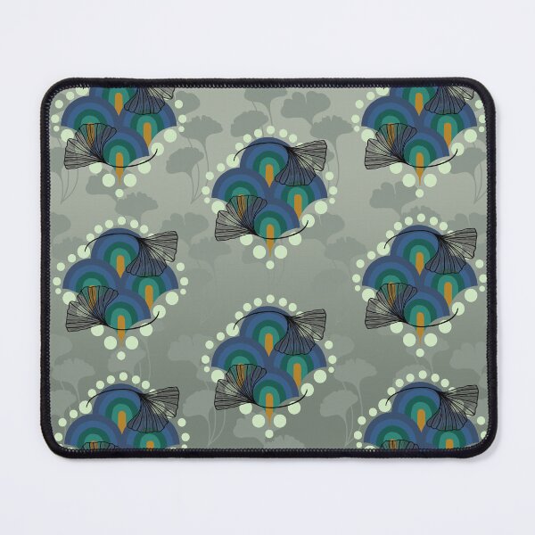 Item preview, Serene Ginkgo Leaf Pattern designed and sold by Vanessa Priest.