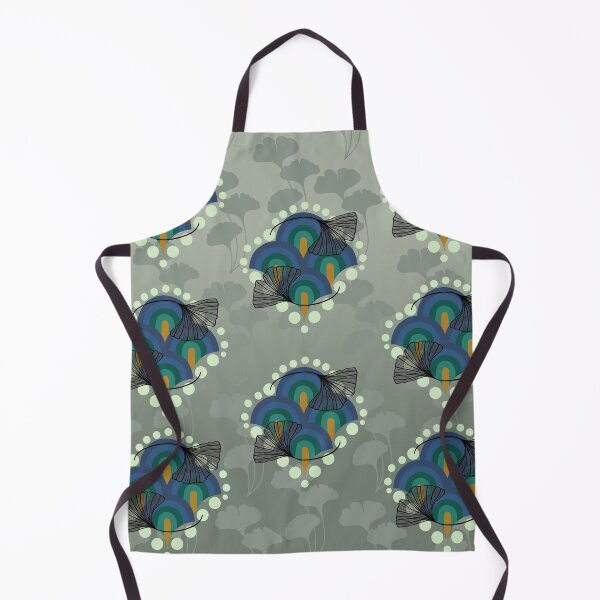 Item preview, Serene Ginkgo Leaf Pattern designed and sold by Vanessa Priest.