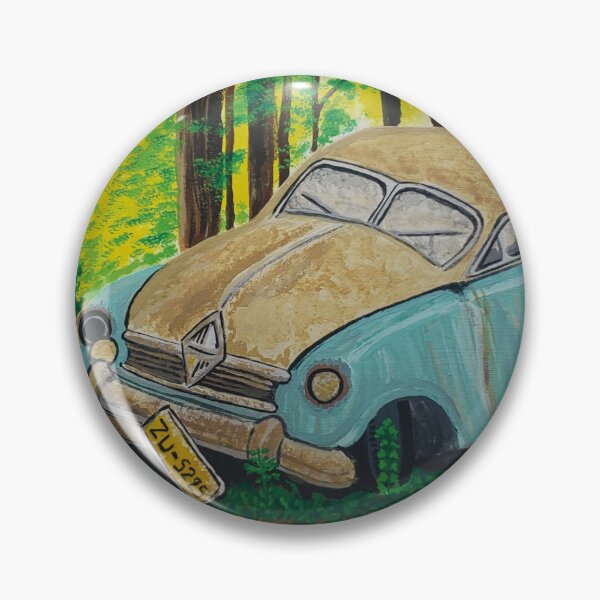 Item preview, Abandoned Old Car in the Woods designed and sold by KayleeRoseArt.