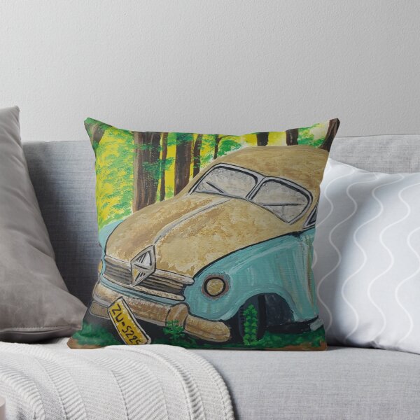 Item preview, Abandoned Old Car in the Woods designed and sold by KayleeRoseArt.