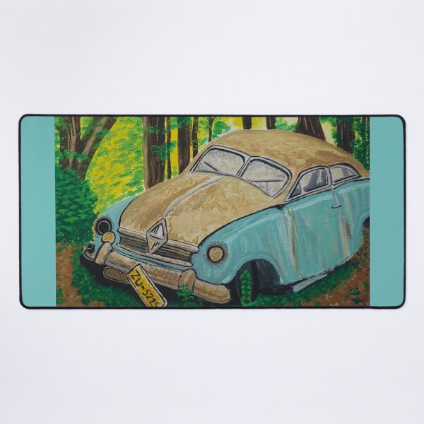 Item preview, Abandoned Old Car in the Woods designed and sold by KayleeRoseArt.