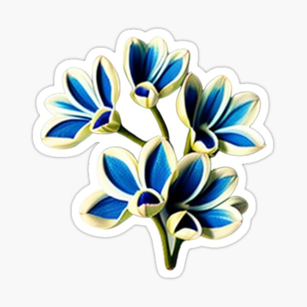 Item preview, blue flowers designed and sold by Floral Design Gallery.