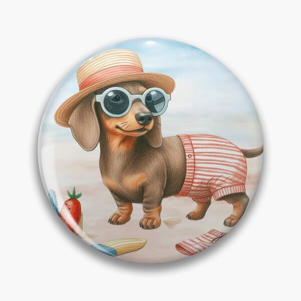 Item preview, Beachy Doxie  designed and sold by ClearNight.