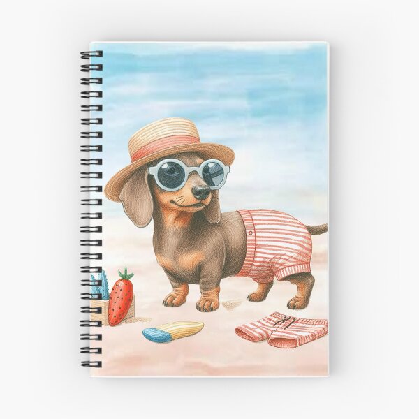 Aperçu de l'œuvre Doxie de plage créée et vendue par ClearNight.