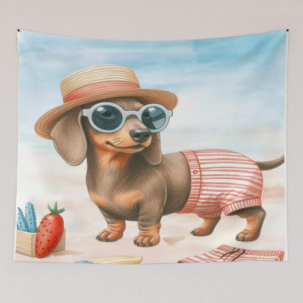 Item preview, Beachy Doxie  designed and sold by ClearNight.