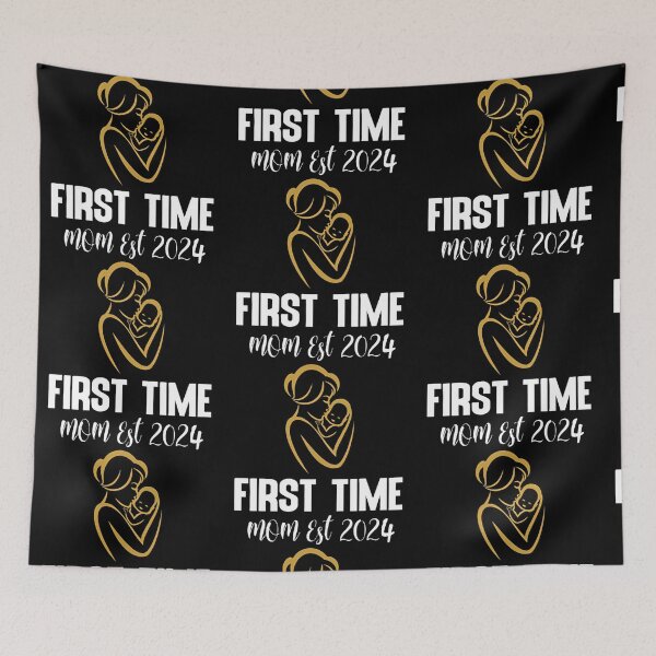 Item preview, First time mom est 2024 Mother's Day  designed and sold by BladiWear.