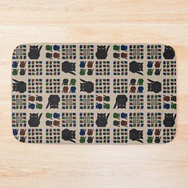 Item preview, Tomeo cat collage pattern designed and sold by Cherevan.
