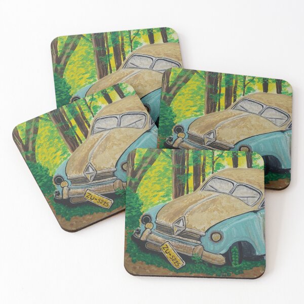 Item preview, Abandoned Old Car in the Woods designed and sold by KayleeRoseArt.