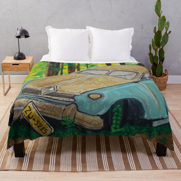 Item preview, Abandoned Old Car in the Woods designed and sold by KayleeRoseArt.