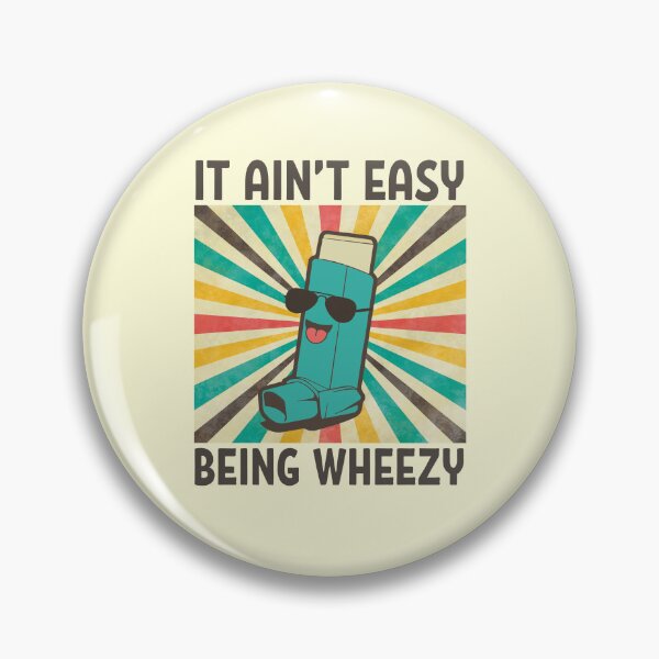 Item preview, It Ain't Easy Being Wheezy Funny Retro Asthma Inhaler Sunglasses designed and sold by stylesip.
