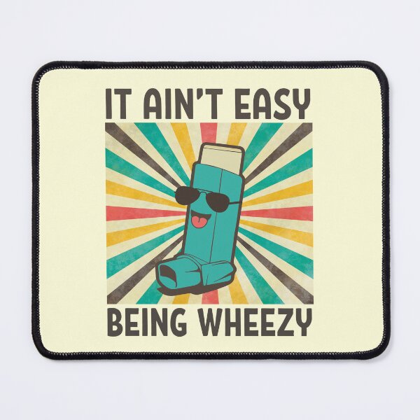Item preview, It Ain't Easy Being Wheezy Funny Retro Asthma Inhaler Sunglasses designed and sold by stylesip.