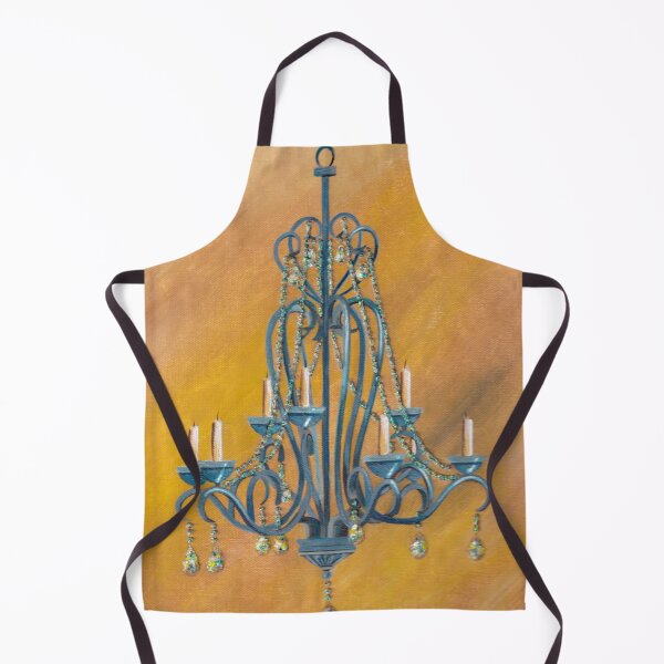 Item preview, Chandelier on gold original painting designed and sold by norascorner.