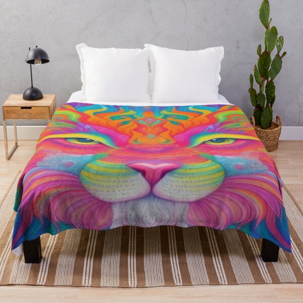Item preview, Psychedelic Meow  designed and sold by BlackSheeper.