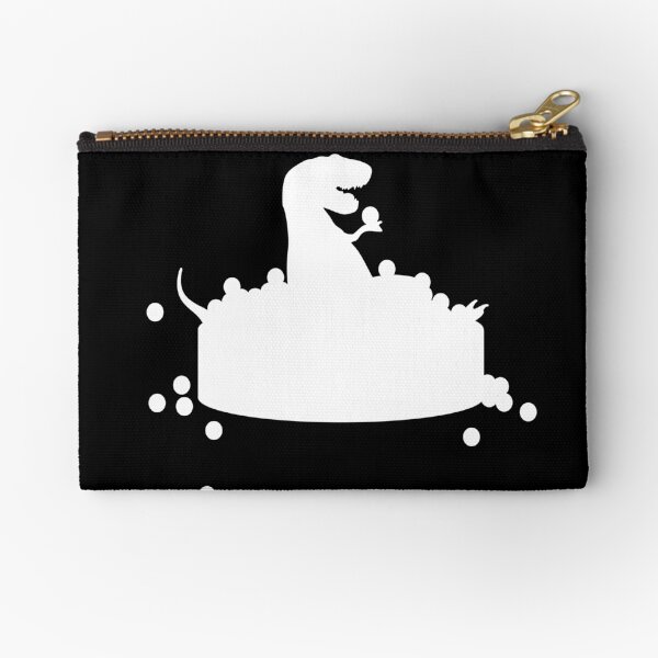 T-Rex Dinosaur Playing in Ballpit Zipper Pouch