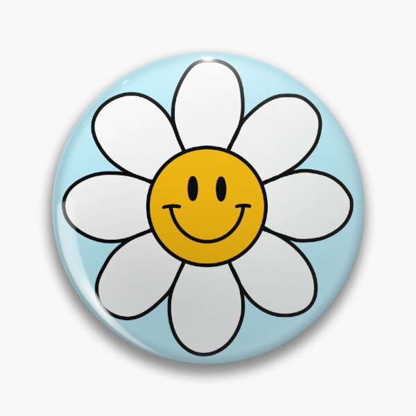 Item preview, Smiley Face Flower  designed and sold by pinkelephantds.