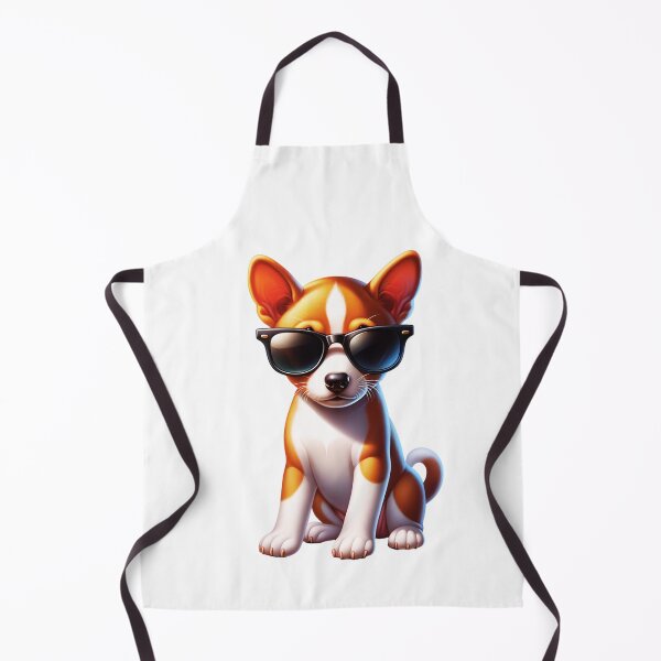 Item preview, Basenji Puppy Wearing Sunglasses designed and sold by TheAnimalZ00.