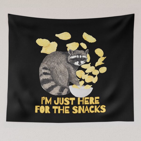 Item preview, I'm Just Here For The Snacks designed and sold by TemboDreams.