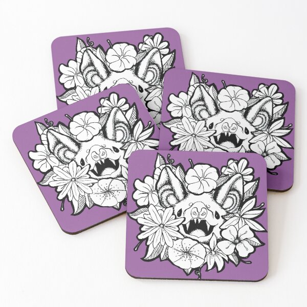 Item preview, Happy Floral Bat designed and sold by SweetLilGhost.