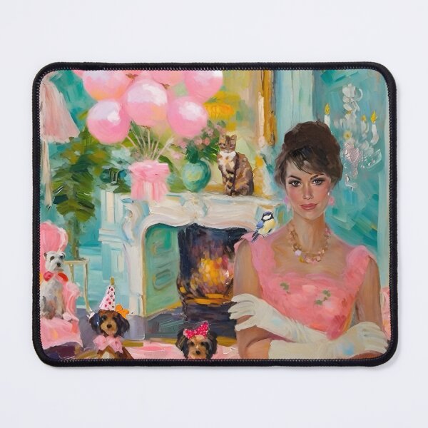 Artikelvorschau, Partylöwen, Grandmillennial-Kunst entworfen und verkauft von SophieClimaArt.
