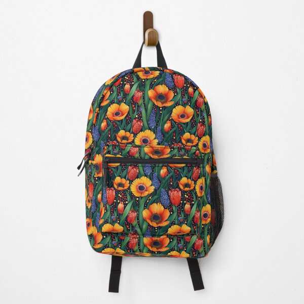 Artikelvorschau, Blüten von Sommermohn und Glockenblumen entworfen und verkauft von 89BLACK.
