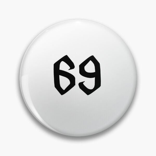 Item preview, 69, sixty nine, black, Harry P designed and sold by Numbers-Art.